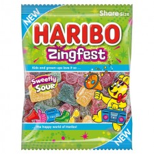 Haribo Zingfest Fizzy Fruit Flavour 150G