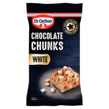 Dr Oetker White Chocolate Chunks 100g
