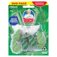 Duck Active Clean Toilet Rimblock Pine Duo Pack 2 x 39g