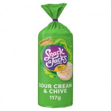 Snack a Jacks Sour Cream and Chive Rice Cakes 117g