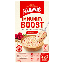 Flahavans Porridge Immunity Boost Raspberry 320G