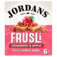 Jordans Cranberry and Apple Frusli Bars 6 Pack