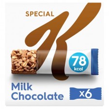 Kelloggs Special K Milk Chocolate Cereal Bars 6 x 20g