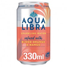 Aqua Libra Blood Orange and Mango 330ml