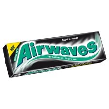 Retail Pack Wrigleys Airwaves Black Mint Sugarfree Gum 10 pieces x 30 Pack