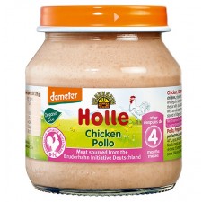 Holle Organic 4 Months Chicken Jars 6 x 125g Pack