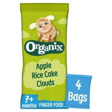 Organix Apple Rice Cake Clouds x 4 Pack 