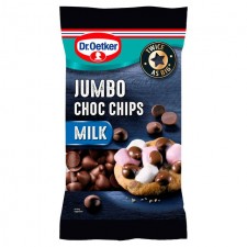 Dr Oetker Jumbo Milk Chocolate Chips 125g