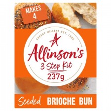 Allinson 3 Step Kit Brioche Buns 237g