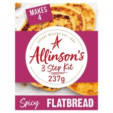Allinson 3 Step Kit Spicy Flatbread 237g
