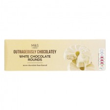 Marks and Spencer Extremely Chocolatey White Chocolate Rounds 200g