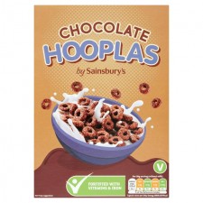 Sainsburys Chocolate Hooplas 375g