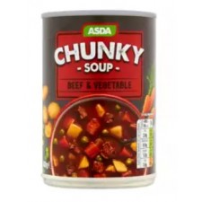 Asda Chunky Beef and Vegetable Soup 400g Tin
