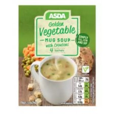 Asda Classic Golden Vegetable Mug Soup 116g