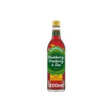 Robinsons Fruit Cordials Blackberry Cranberry and Sloe 500ml