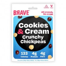 Brave Roasted Chickpeas Cookies and Cream 30g