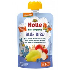 Holle Organic 6 Months Pear Apple and Berry Oats 12 x 100g Pouch