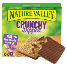 Nature Valley Crunchy Dipped Milk Chocolate 8 x 20g