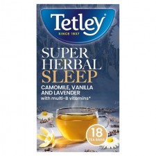 Tetley Super Herbal Sleep Camomile and Vanilla 18 Tea Bags