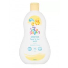 Asda Little Angels Sensitive Head to Toe Wash Unscented 500ml