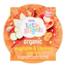 Asda Little Angels Vegetable and Chicken Cous Cous 10 Months 190g