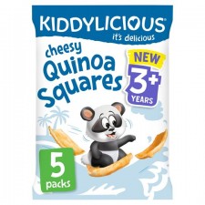 Kiddylicious Cheesy Quinoa Squares 5 Pack