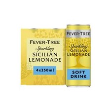 Fever Tree Light Sicilian Lemonade 4 x 250ml