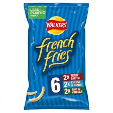Walkers French Fries Variety 6 Pack 