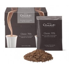 Hotel Chocolat Classic 70% Dark Hot Chocolate 10 Sachets