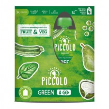 Piccolo Green Organic Fruit and Veg Smoothie Pouches 6+ Months 4 x 90g