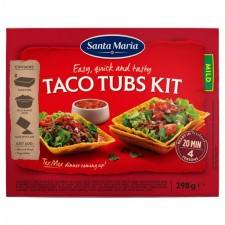 Santa Maria Taco Tubs Kit 298g