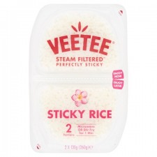 Veetee Heat and Eat Sticky Rice Pots 2 x 130g