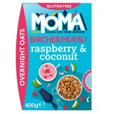 Moma Gluten Free Raspberry and Coconut Bircher Muesli 400g