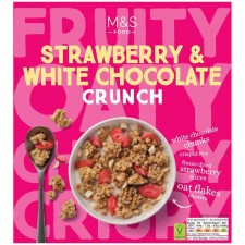 Marks and Spencer Strawberry and White Chocolate Crunch Cereal 500g