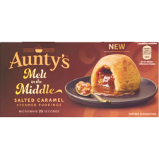 Auntys Melt In The Middle Salted Caramel Pudding 2 X 100G