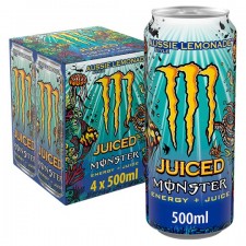 Monster Energy Aussie Lemonade and Juice 4 x 500ml