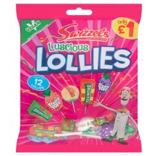 Retail Pack Swizzels Luscious Lollies Case of 12 Bags