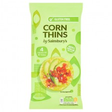 Sainsburys Corn Thins 4 Pack