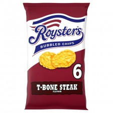 Roysters T-Bone Steak Chips 6 Pack