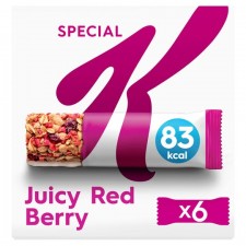 Kelloggs Special K Juicy Red Berry Bars 6 Pack