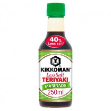 Kikkoman Less Salt Teriyaki Marinade 250ml