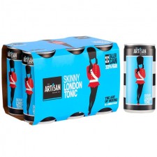 Artisan Drinks Co Skinny London Tonic Cans 6 x 200ml
