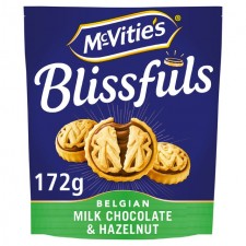 Mcvities Blissfuls Chocolate and Hazelnut Biscuit 172g
