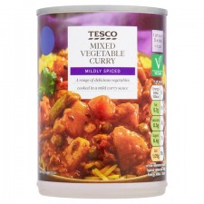Tesco Mixed Vegetable Curry 392g Can