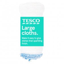 Tesco 4 Large Cleaning Cloths