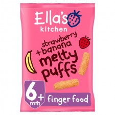 Ellas Kitchen Melty Puffs Strawberries and Bananas 20g