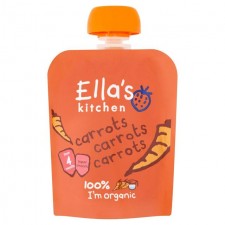 Ellas Kitchen Organic Carrots Carrots Carrots 70g