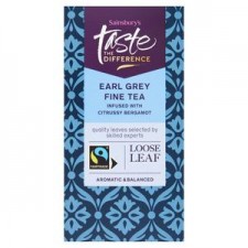 Sainsburys Taste the Difference Earl Grey Loose Tea 125g