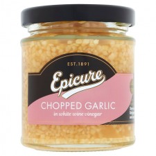 Epicure Chopped Garlic in White Wine Vinegar 180g