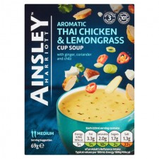 Ainsley Harriott Aromatic Thai Chicken Lemongrass Cup Soup 3 Sachets